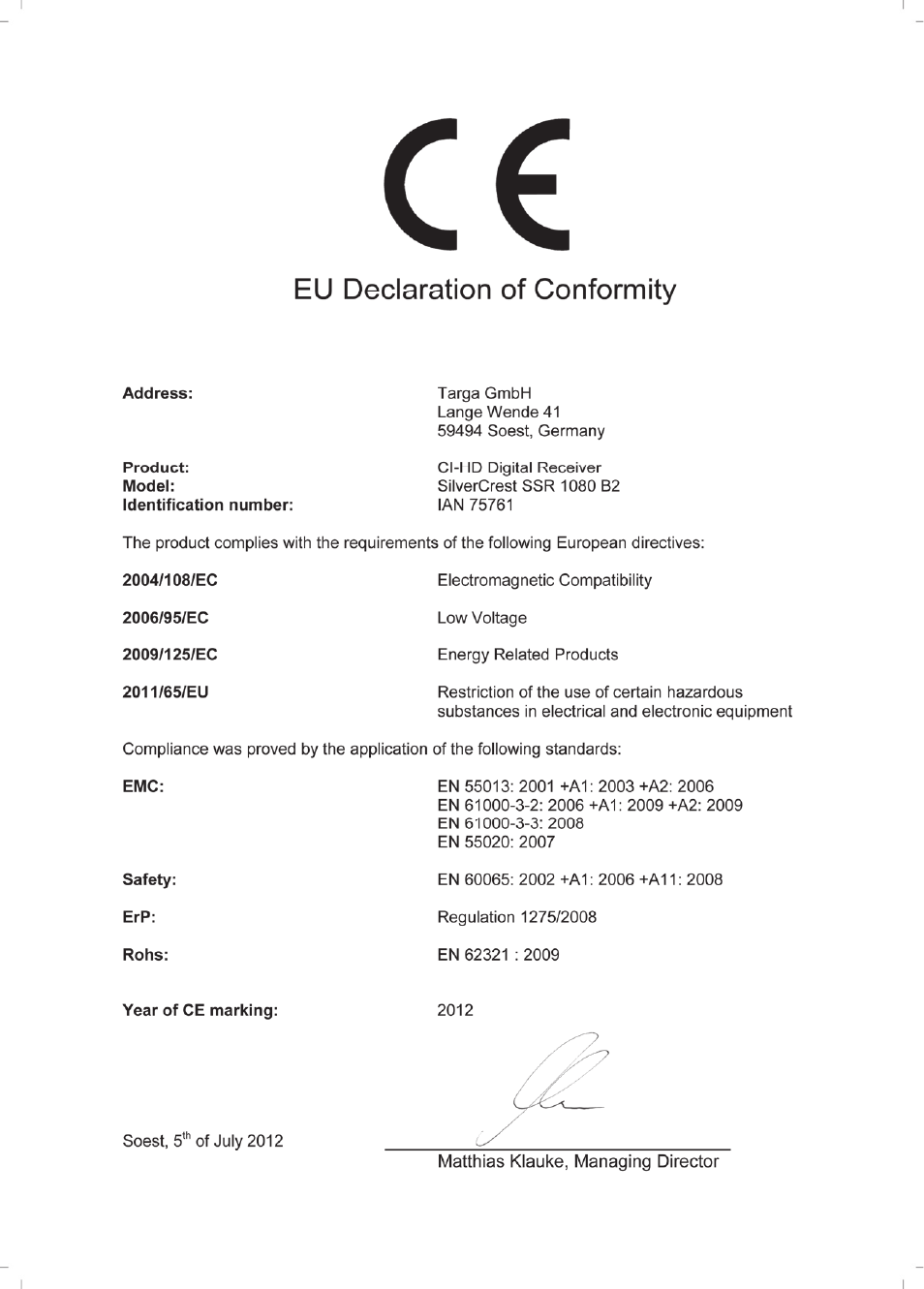 Silvercrest SSR 1080 B2 User Manual | Page 140 / 140