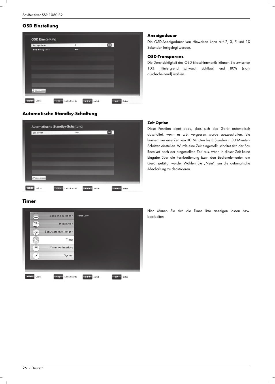 Timer | Silvercrest SSR 1080 B2 User Manual | Page 28 / 140