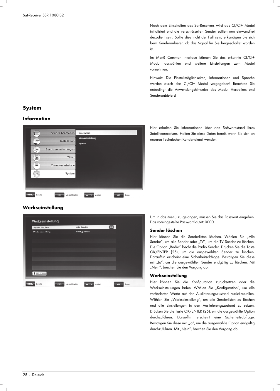 System | Silvercrest SSR 1080 B2 User Manual | Page 30 / 140