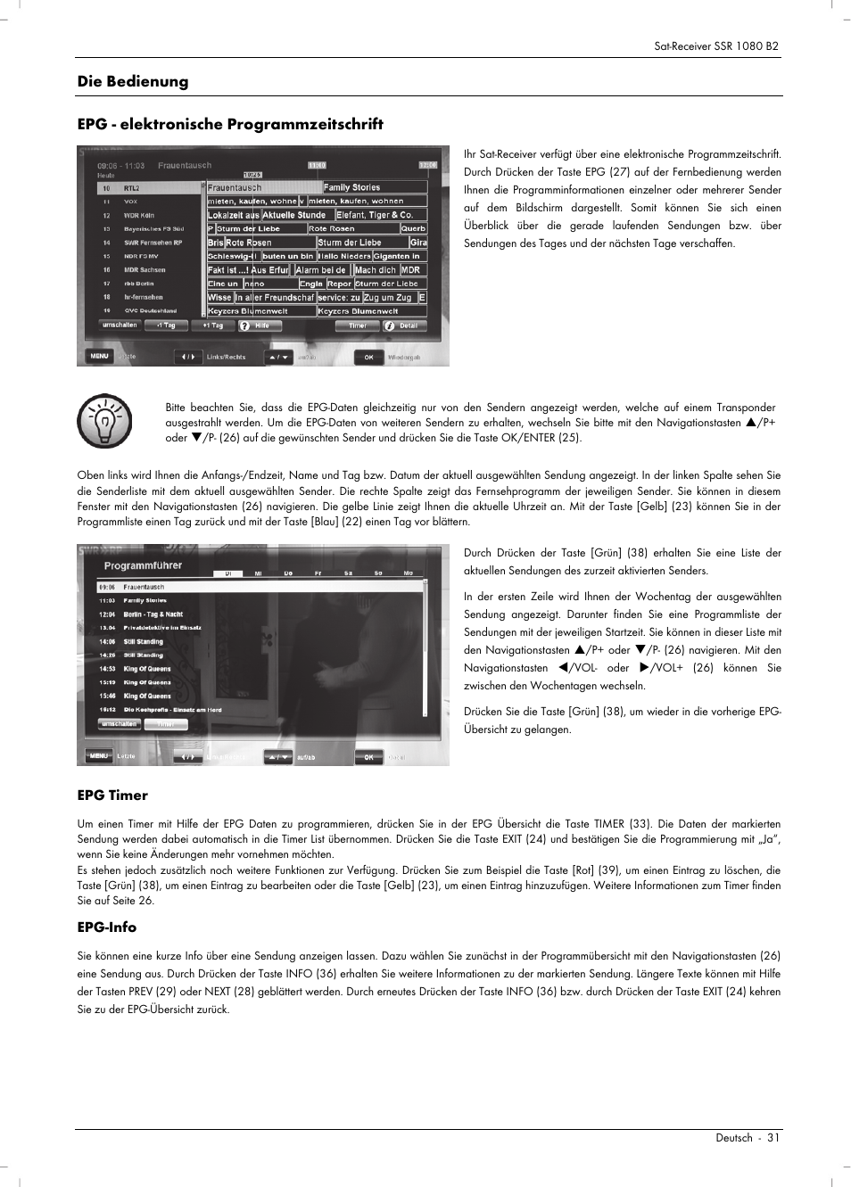 Silvercrest SSR 1080 B2 User Manual | Page 33 / 140