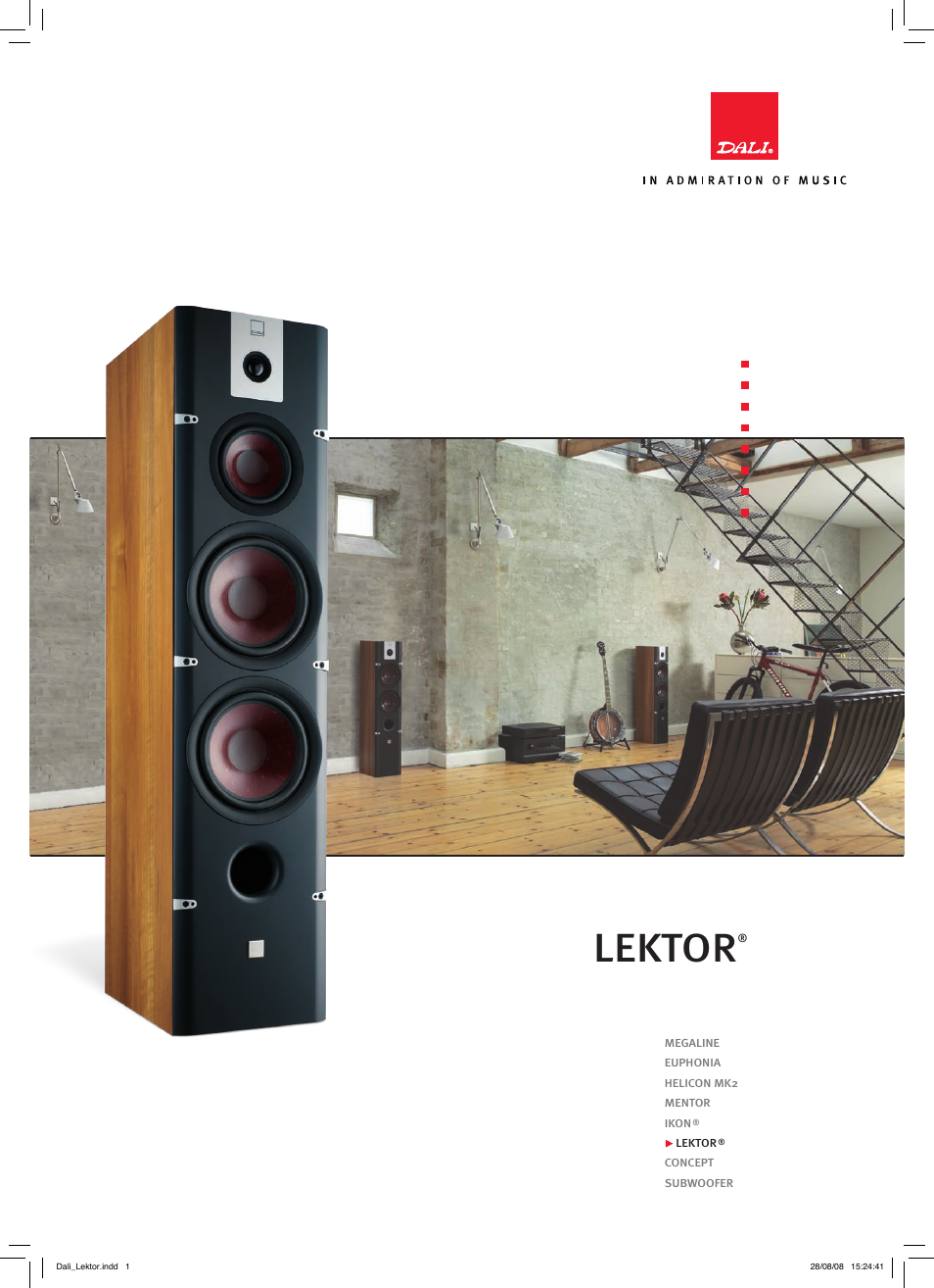 DALI Loudspeakers Lektor User Manual | 12 pages
