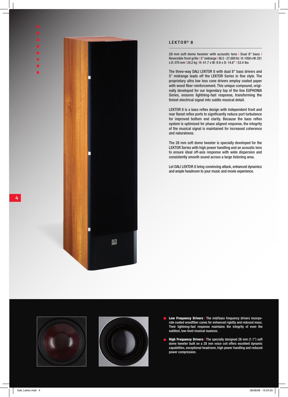 DALI Loudspeakers Lektor User Manual | Page 4 / 12