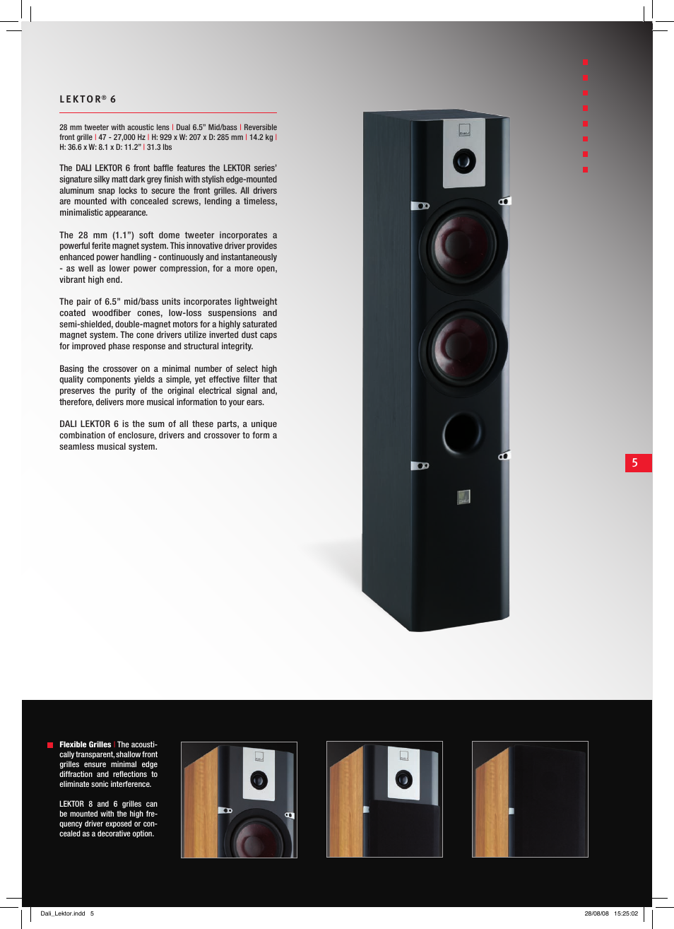 DALI Loudspeakers Lektor User Manual | Page 5 / 12
