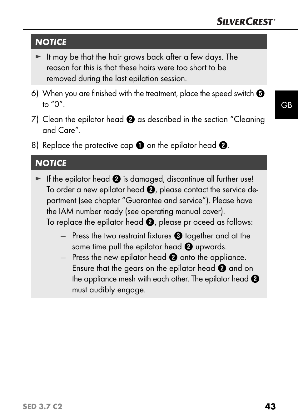 Silvercrest SED 3.7 C2 User Manual | Page 46 / 52