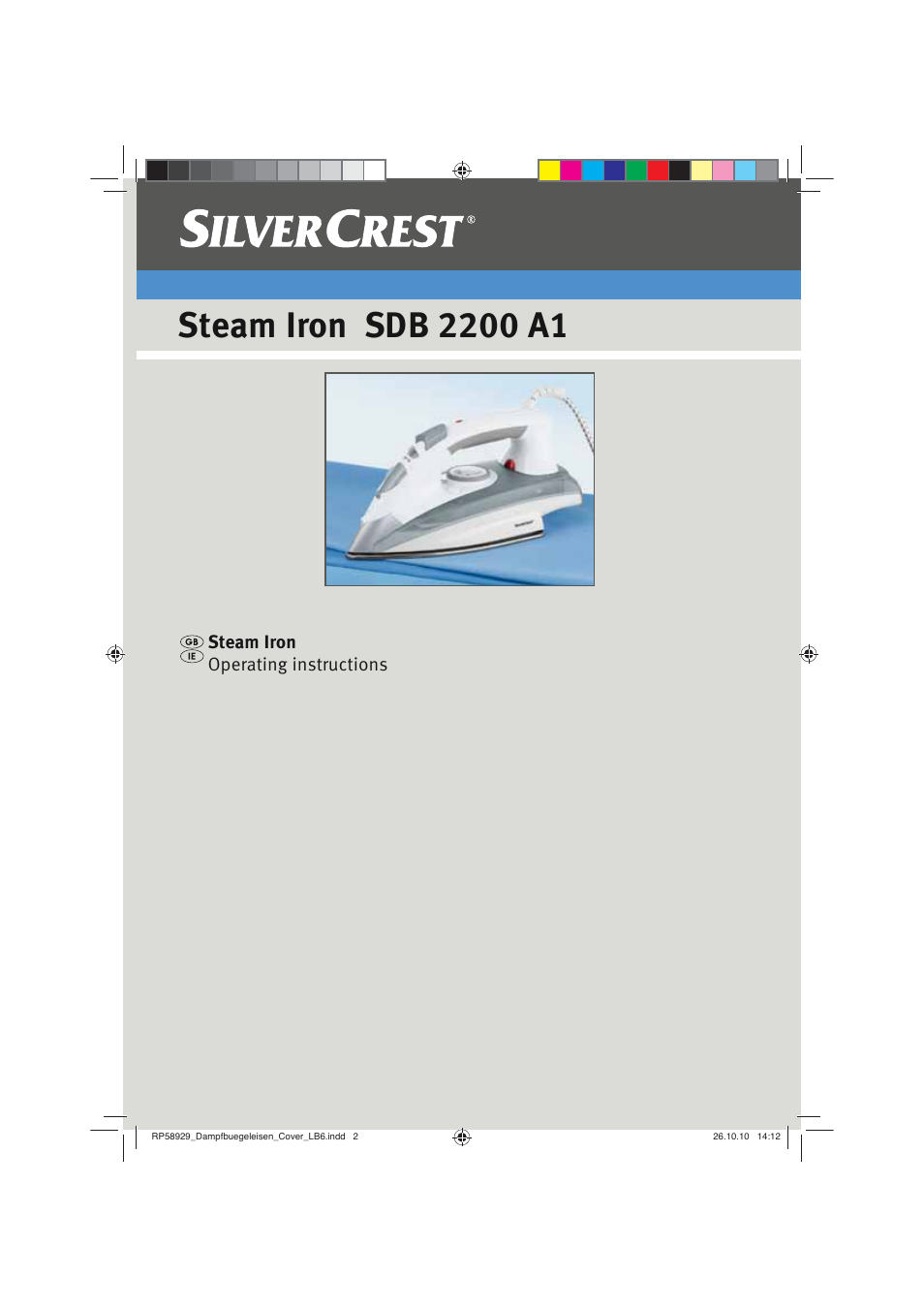 Silvercrest SDB 2200 A1 User Manual | 14 pages