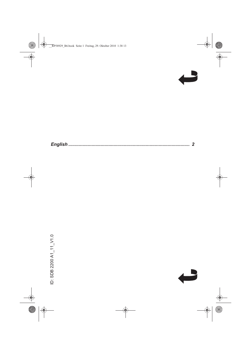 Silvercrest SDB 2200 A1 User Manual | Page 2 / 14