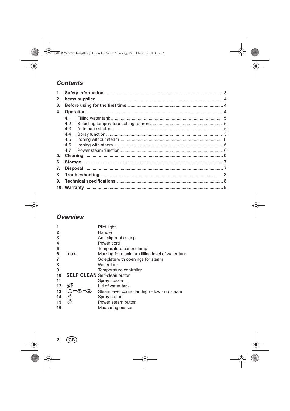 Silvercrest SDB 2200 A1 User Manual | Page 4 / 14