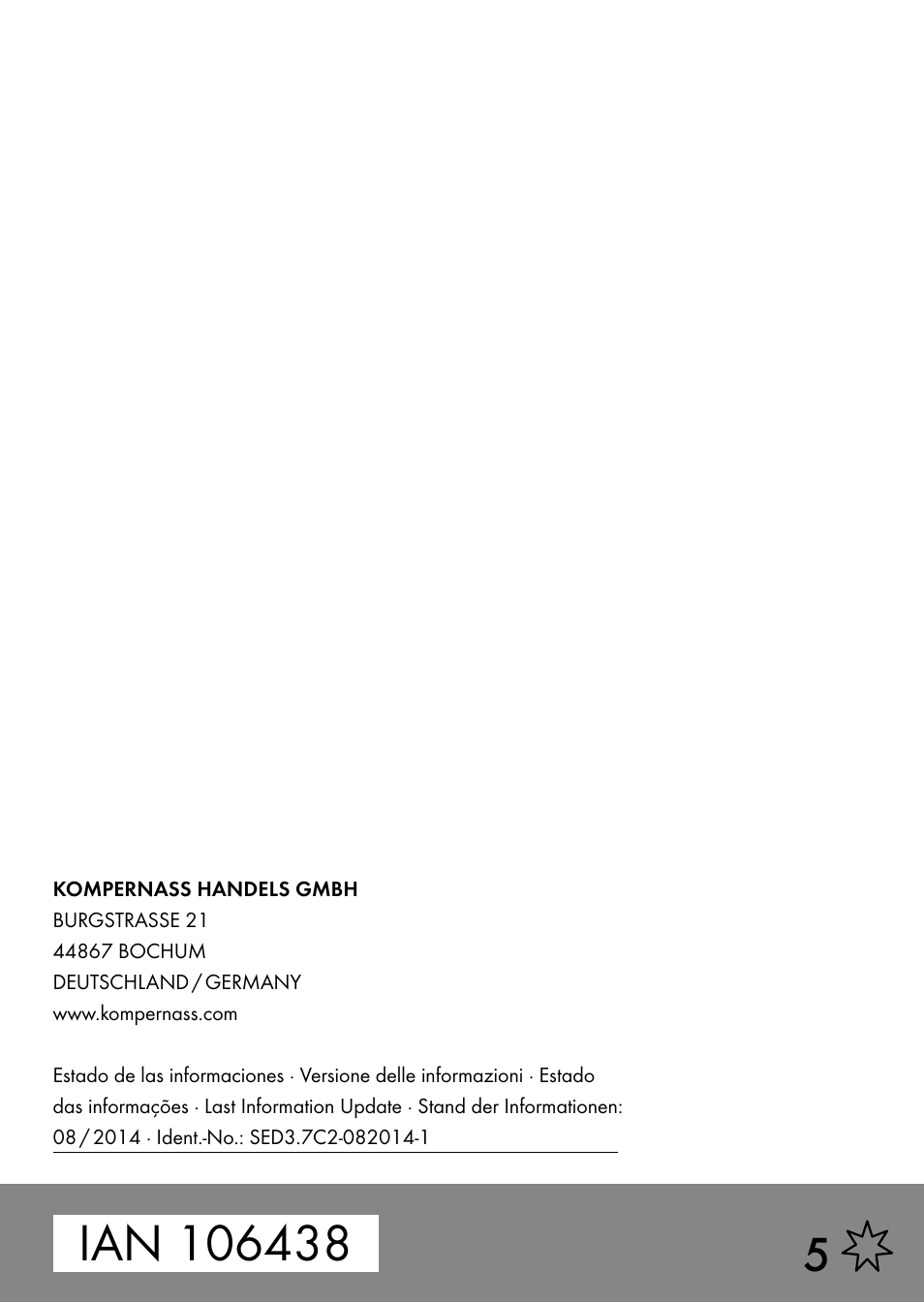 Silvercrest SED 3.7 C2 User Manual | Page 84 / 84