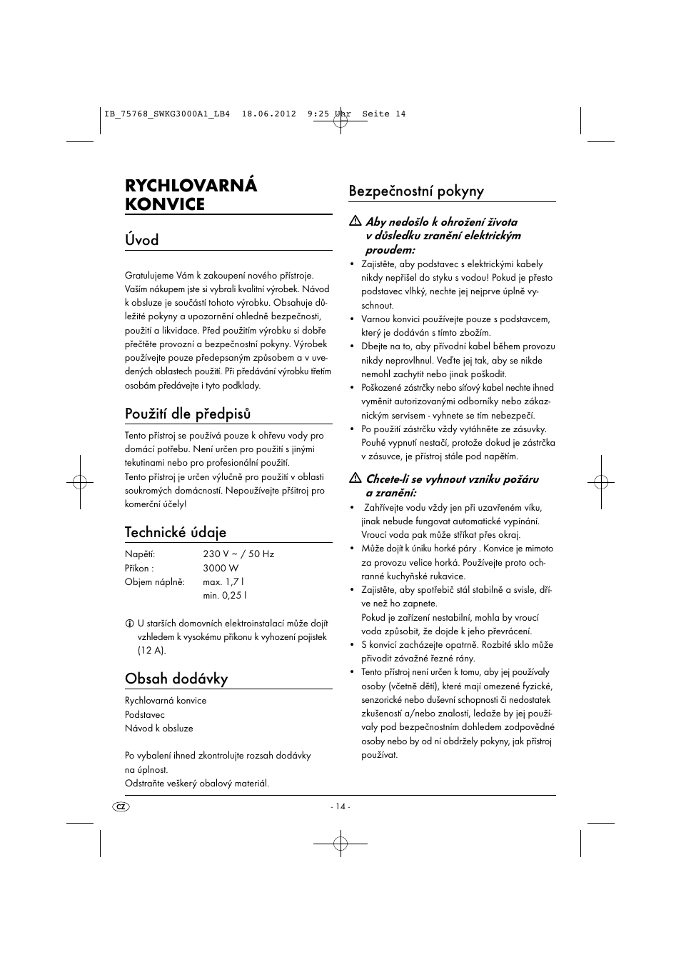 Silvercrest SWKG 3000 A1 User Manual | Page 16 / 32