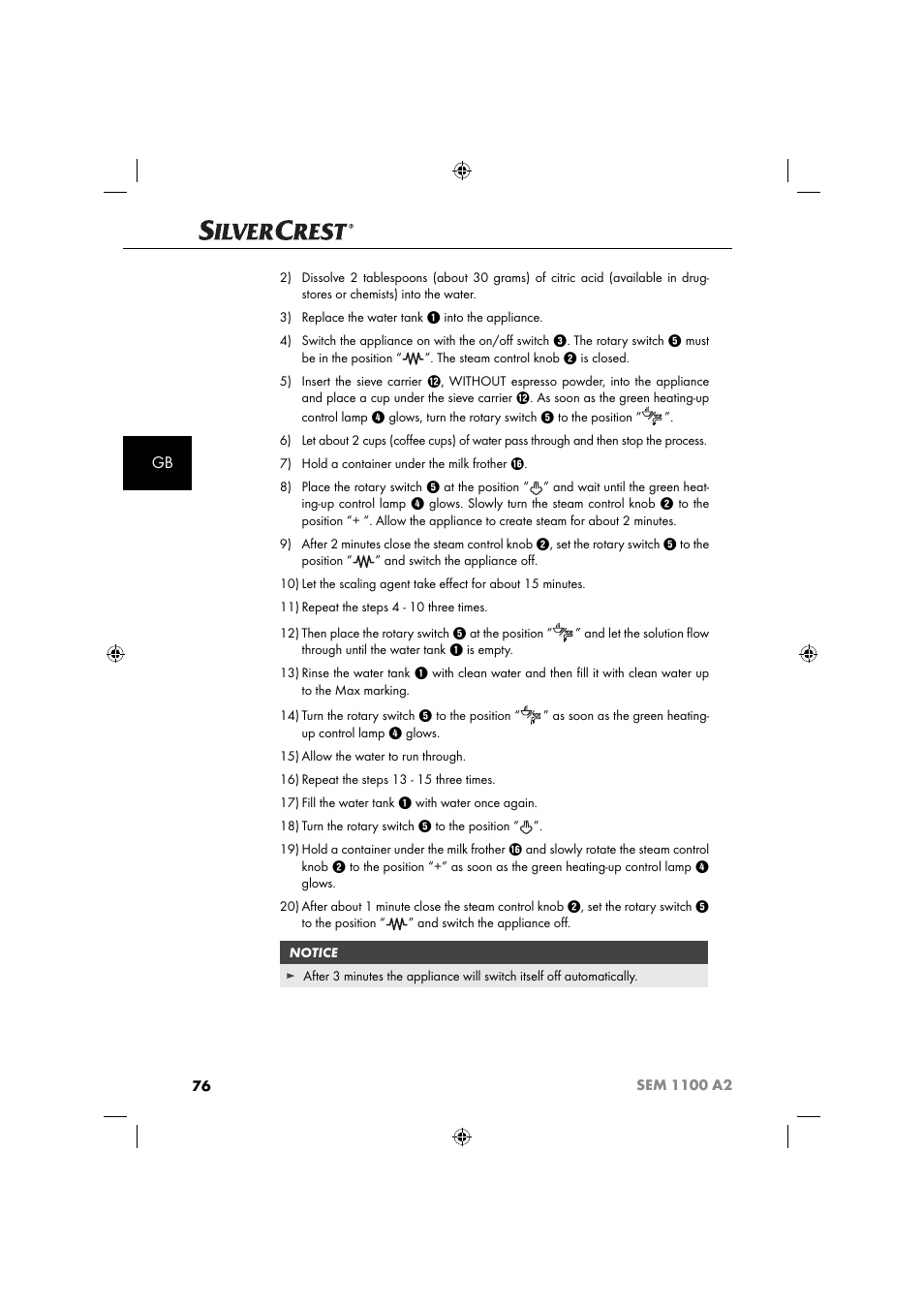 Silvercrest SEM 1100 A2 User Manual | Page 78 / 81