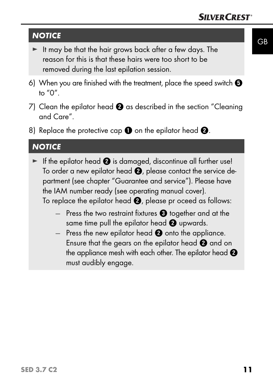 Silvercrest SED 3.7 C2 User Manual | Page 14 / 68