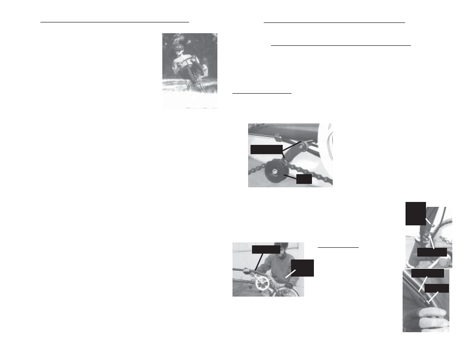Chapter 2: assembly and setup, Chapter 3: riding the vision | Diamond Power Products R30ST User Manual | Page 7 / 10