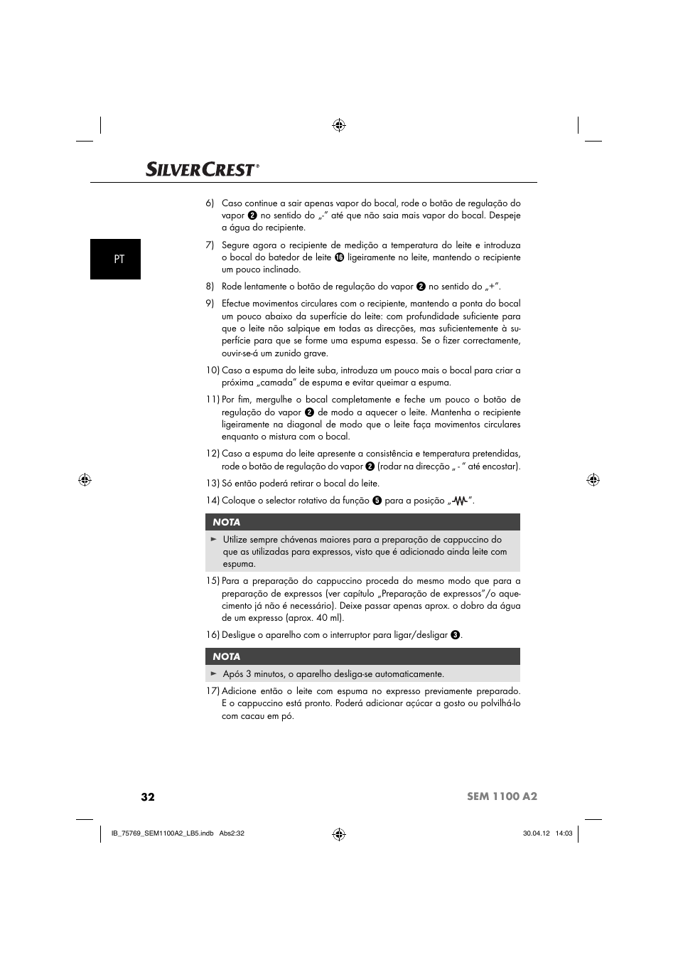 Silvercrest SEM 1100 A2 User Manual | Page 34 / 81