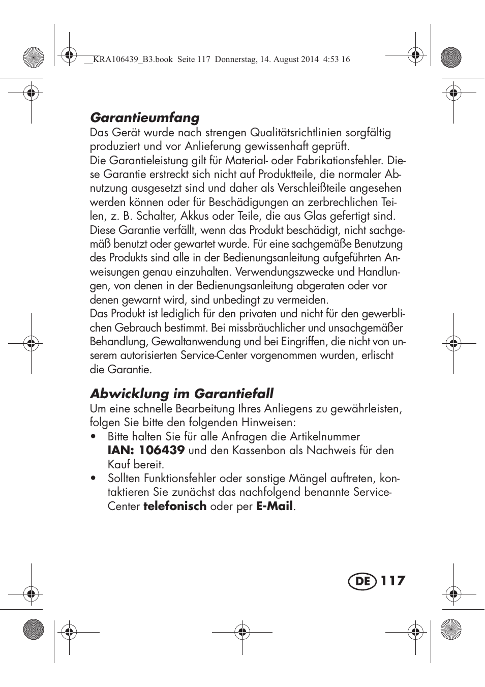 Silvercrest SHE 3 A1 User Manual | Page 119 / 122