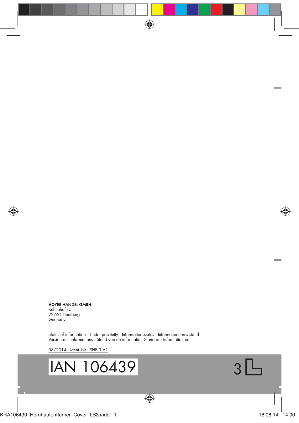 Silvercrest SHE 3 A1 User Manual | Page 122 / 122