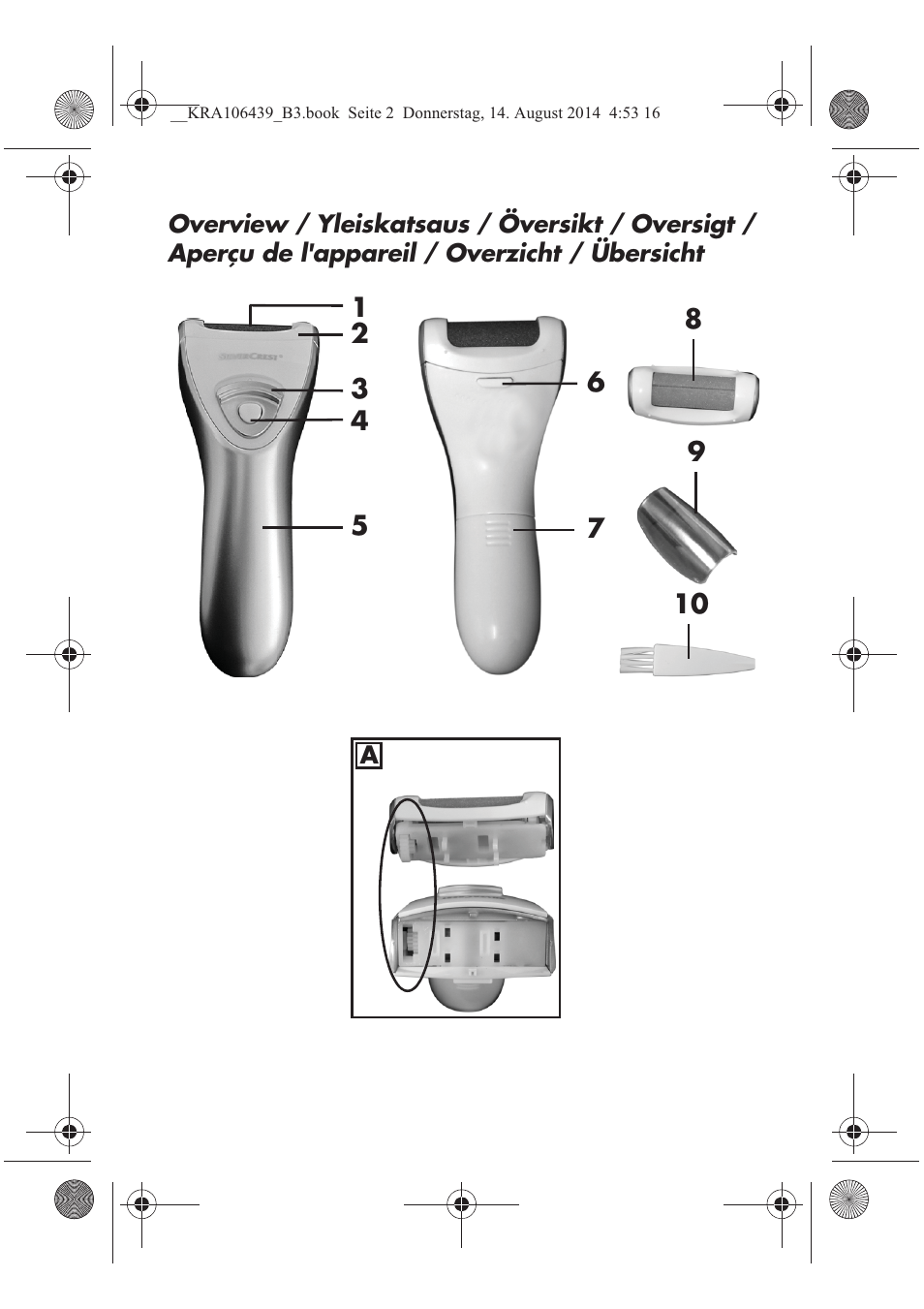 Silvercrest SHE 3 A1 User Manual | Page 3 / 122