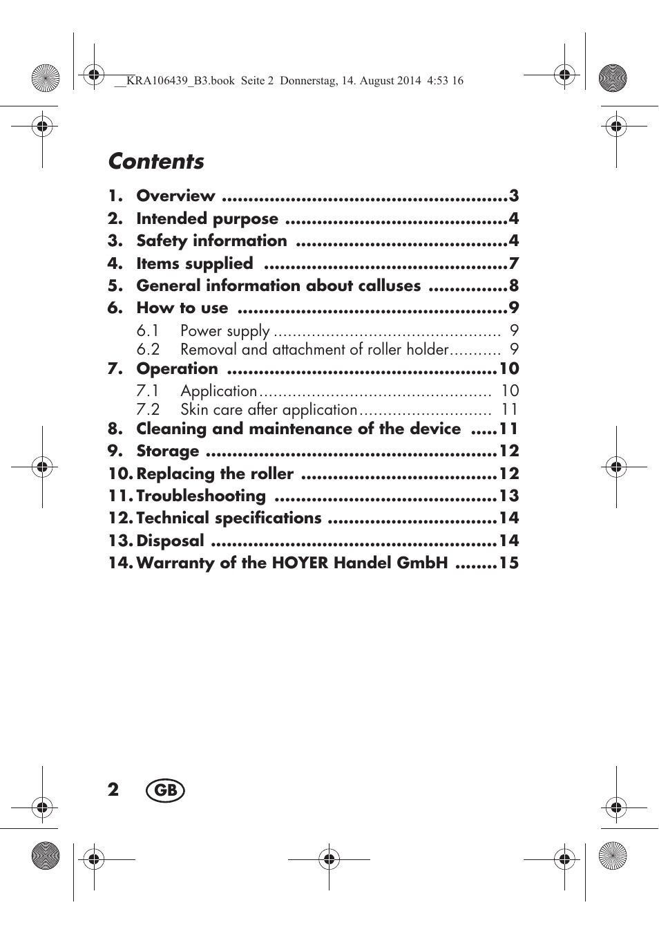 Silvercrest SHE 3 A1 User Manual | Page 4 / 122