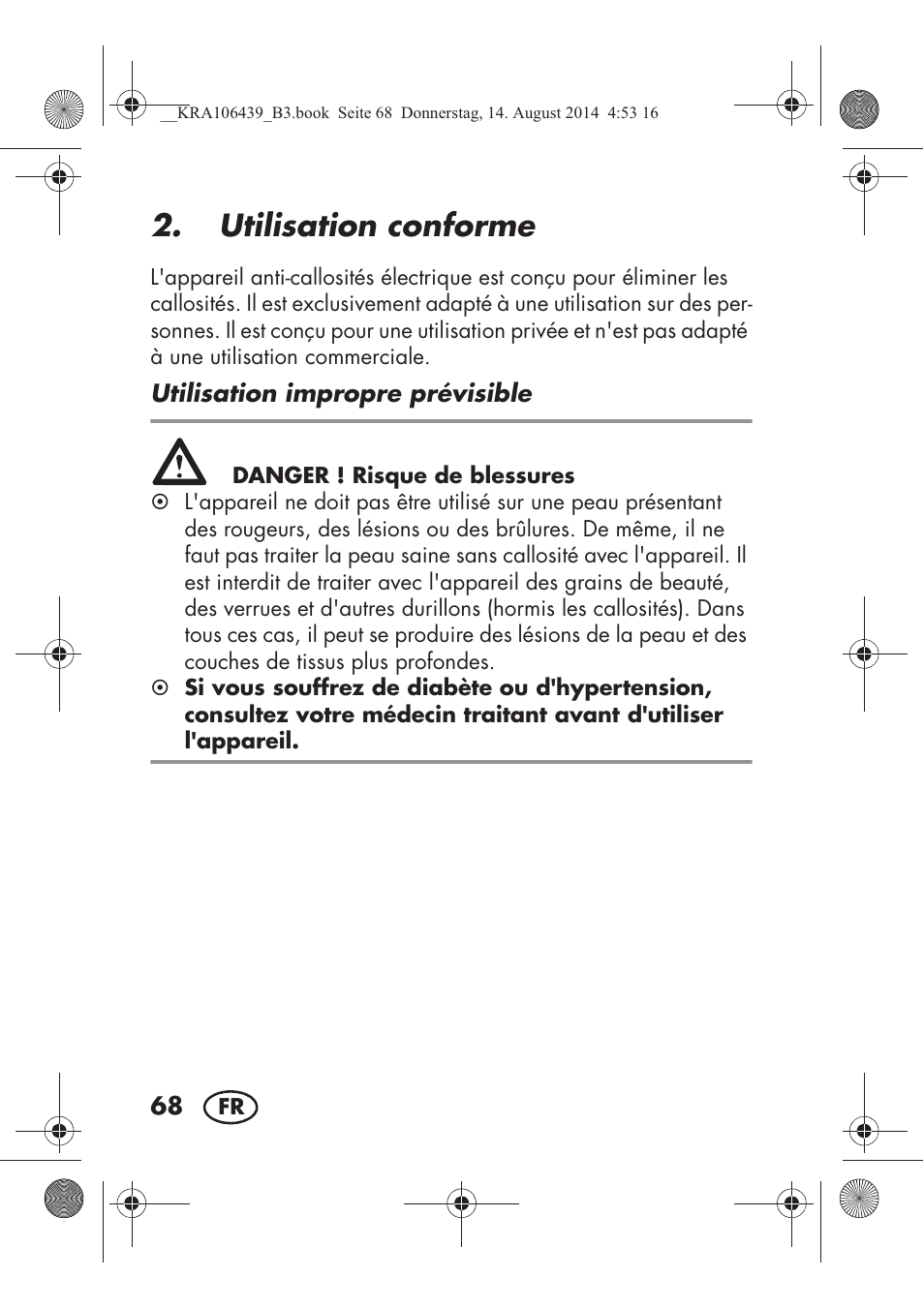 Utilisation conforme | Silvercrest SHE 3 A1 User Manual | Page 70 / 122