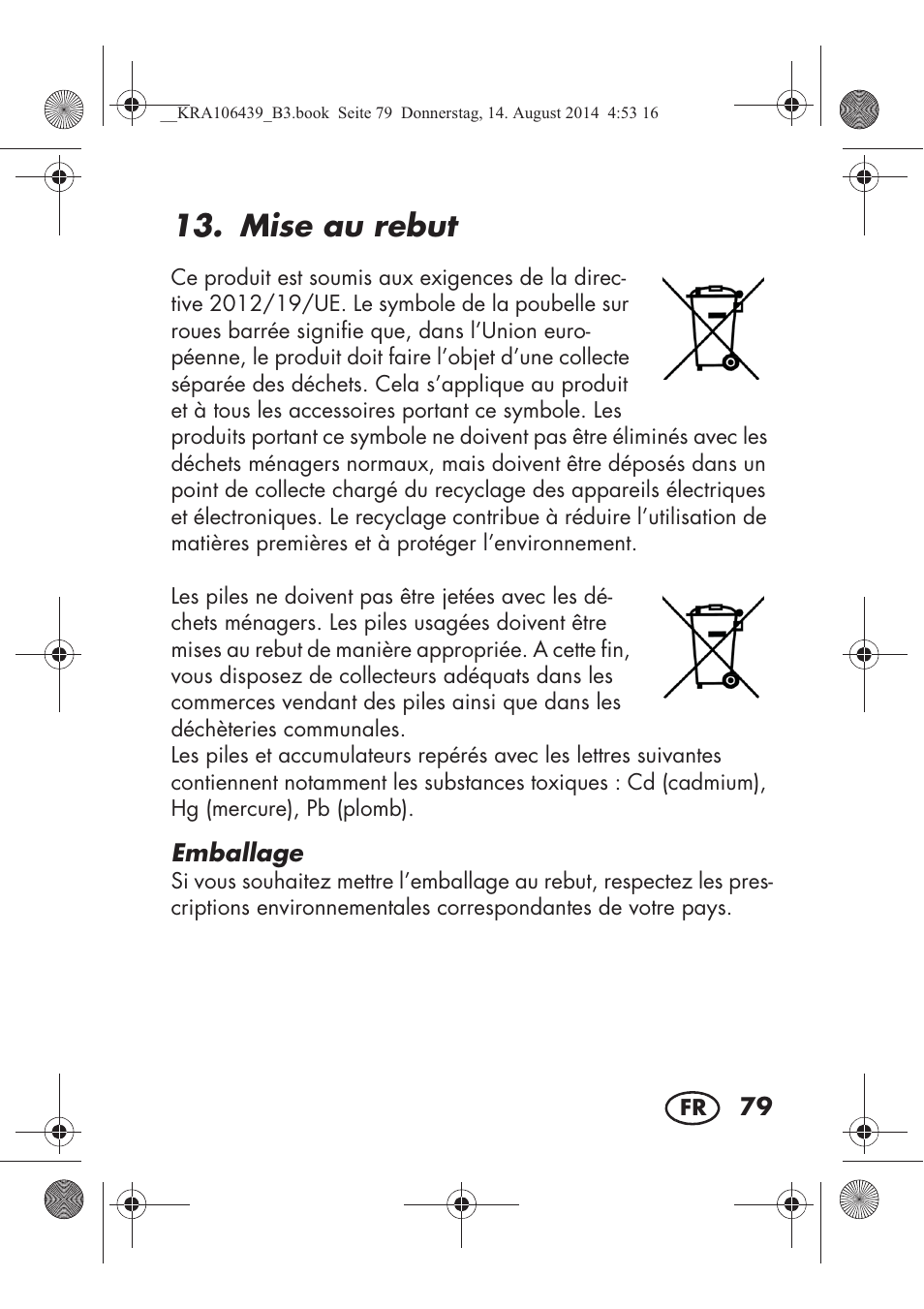 Mise au rebut | Silvercrest SHE 3 A1 User Manual | Page 81 / 122