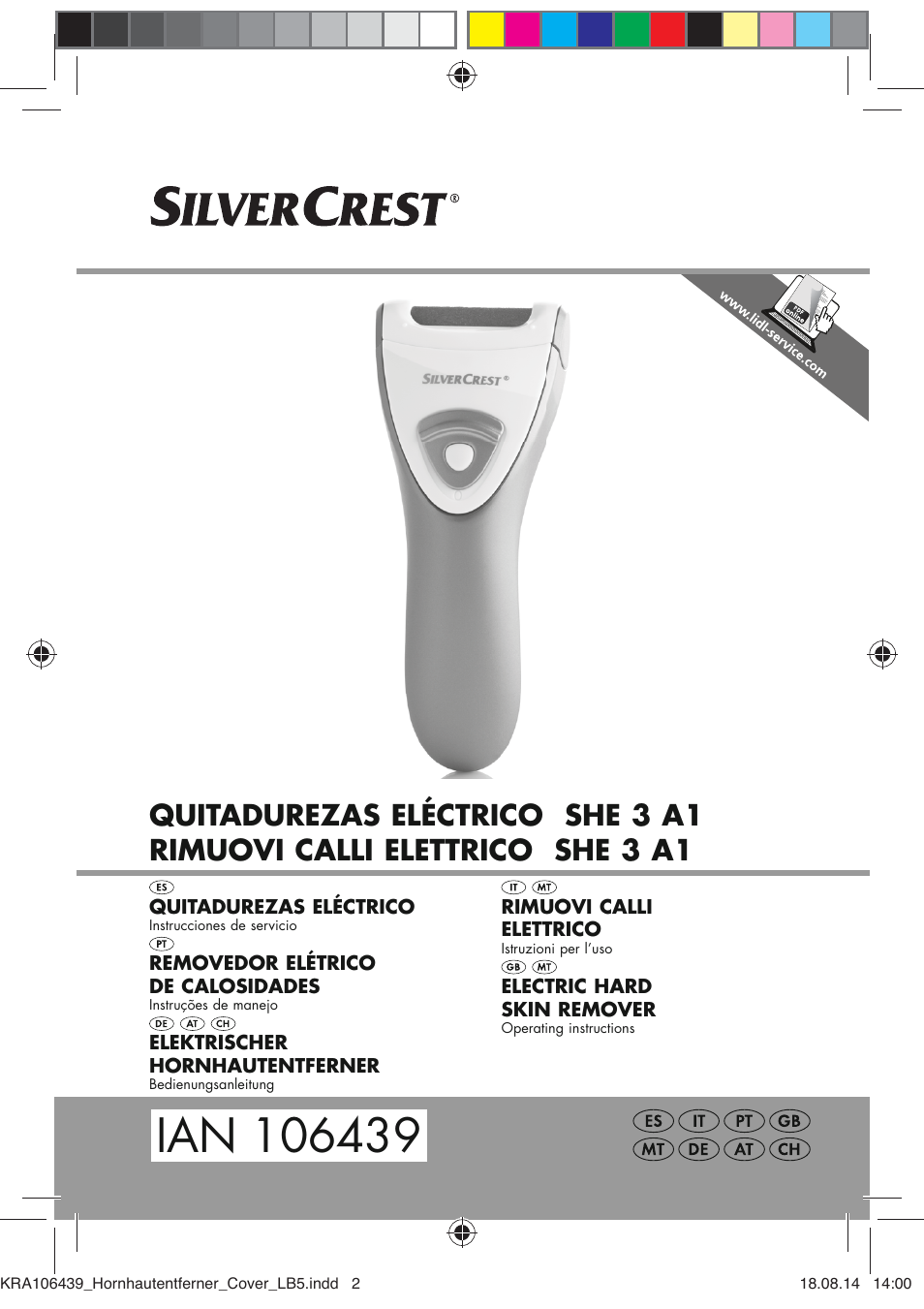 Silvercrest SHE 3 A1 User Manual | 94 pages