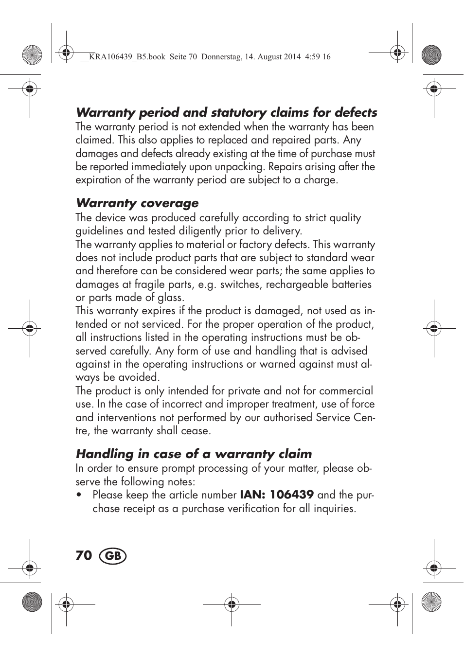 Silvercrest SHE 3 A1 User Manual | Page 72 / 94