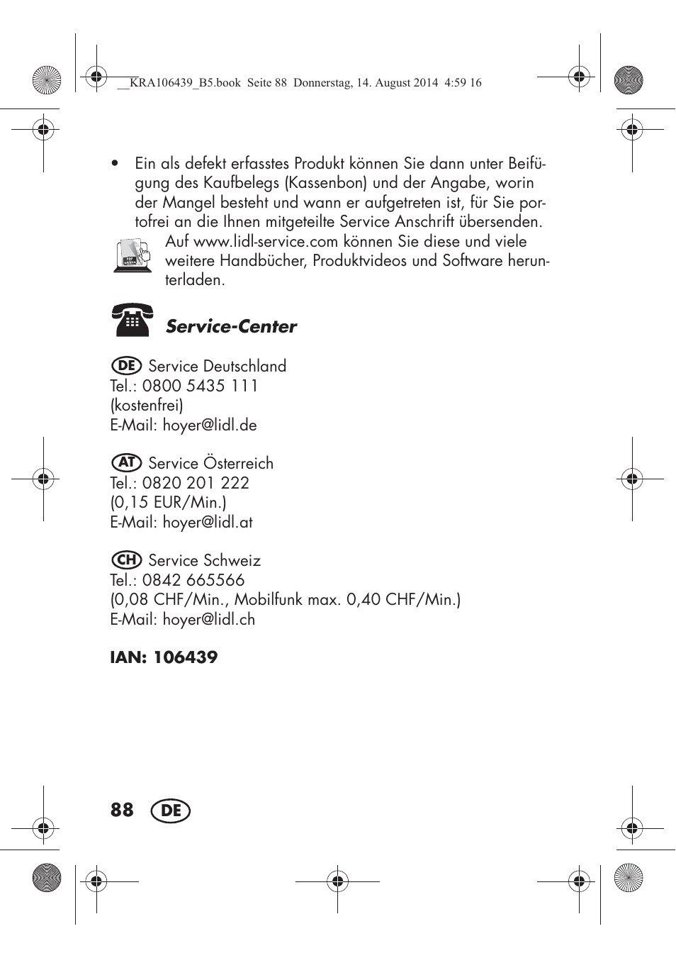 Silvercrest SHE 3 A1 User Manual | Page 90 / 94
