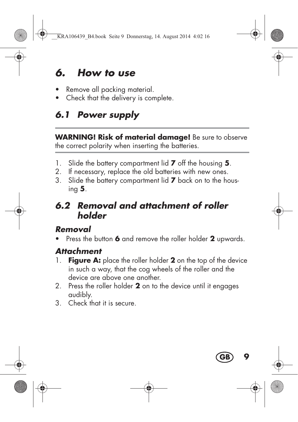 How to use | Silvercrest SHE 3 A1 User Manual | Page 11 / 126