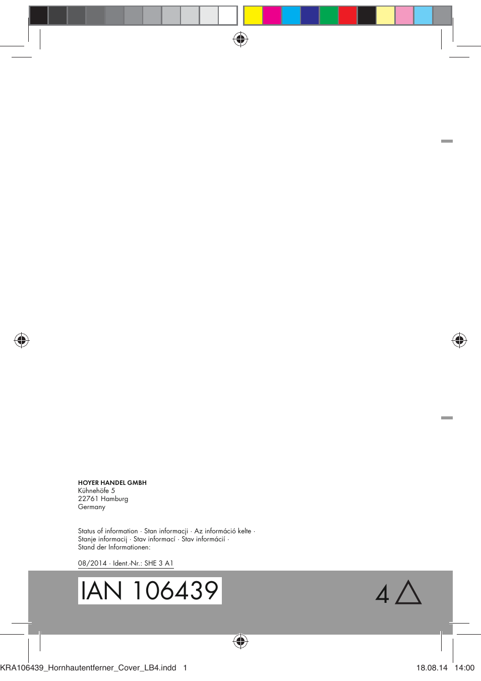 Silvercrest SHE 3 A1 User Manual | Page 126 / 126