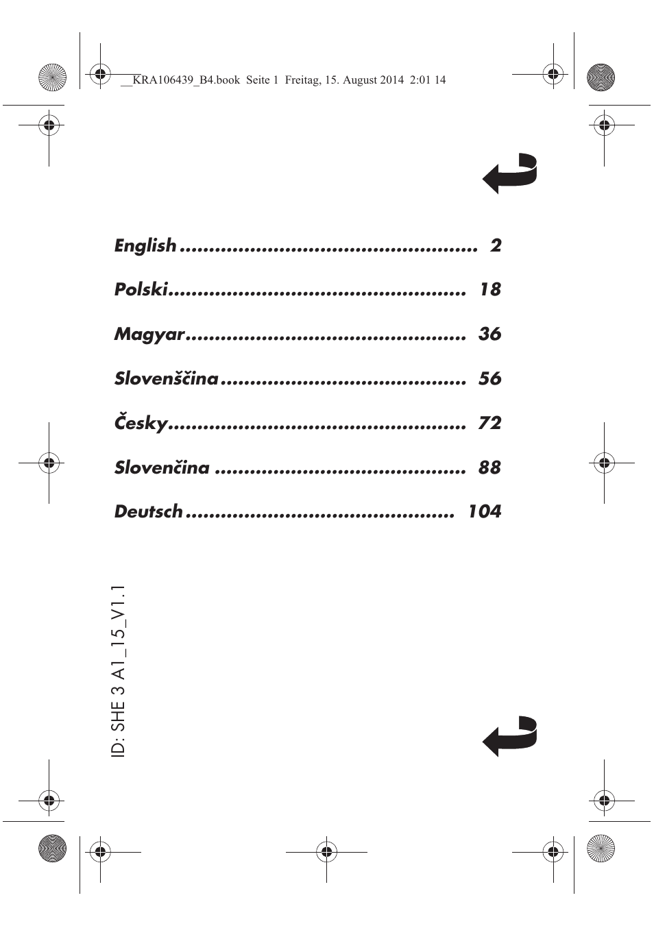 Silvercrest SHE 3 A1 User Manual | Page 2 / 126
