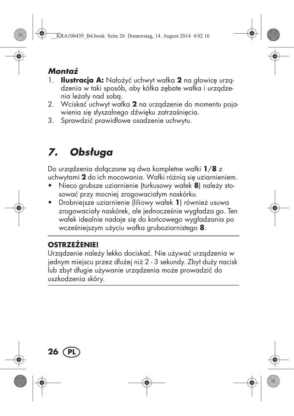 Obs uga | Silvercrest SHE 3 A1 User Manual | Page 28 / 126