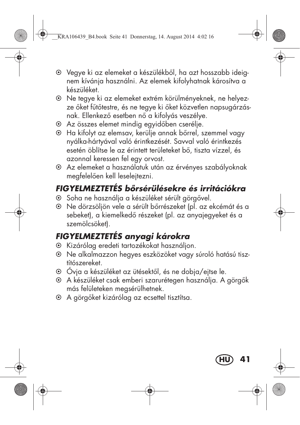 Silvercrest SHE 3 A1 User Manual | Page 43 / 126