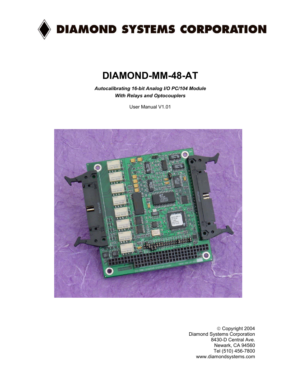 Diamond Power Products MM-48-AT User Manual | 44 pages