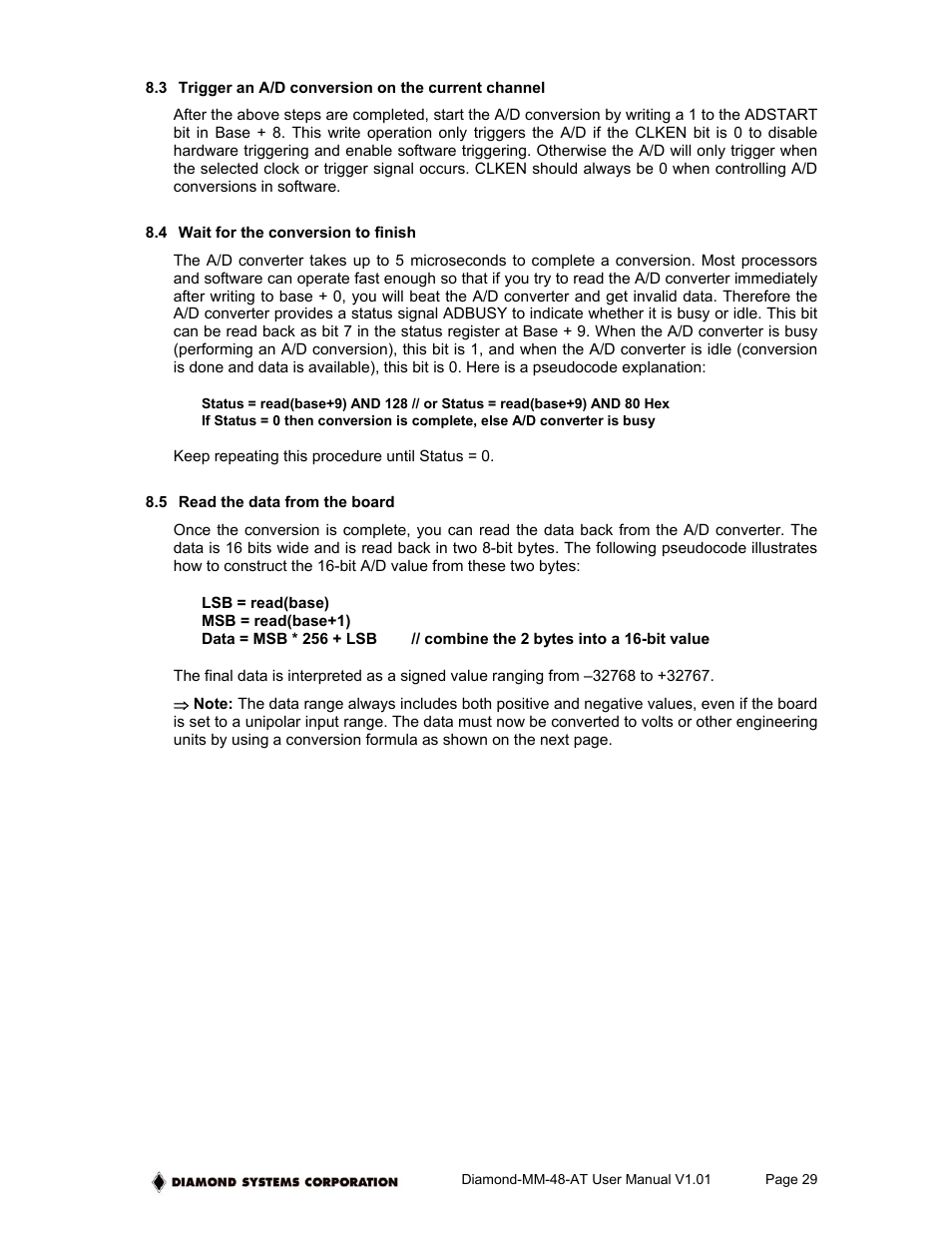 Diamond Power Products MM-48-AT User Manual | Page 29 / 44
