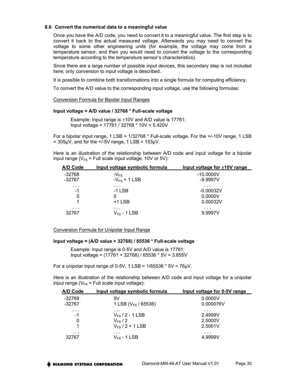 Diamond Power Products MM-48-AT User Manual | Page 30 / 44