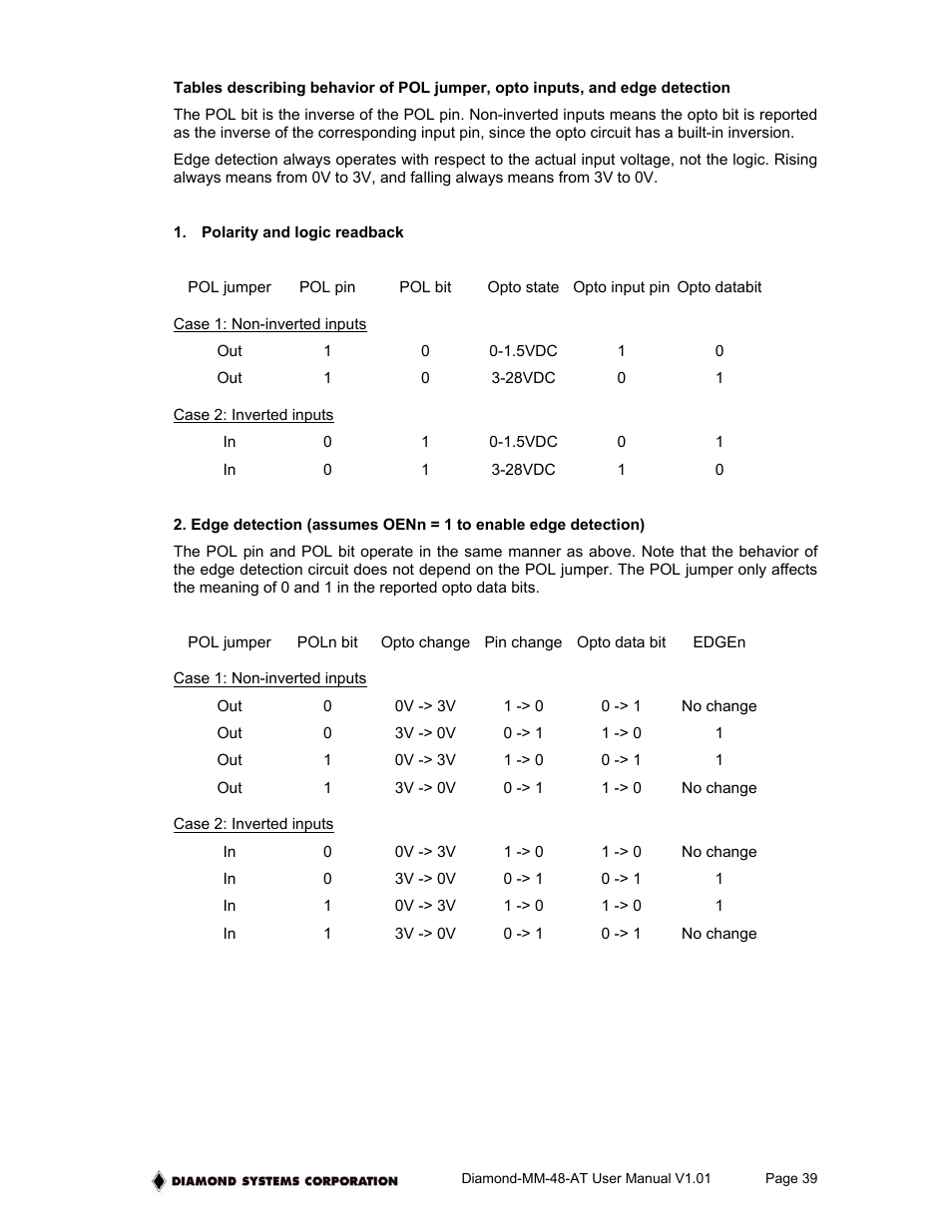 Diamond Power Products MM-48-AT User Manual | Page 39 / 44