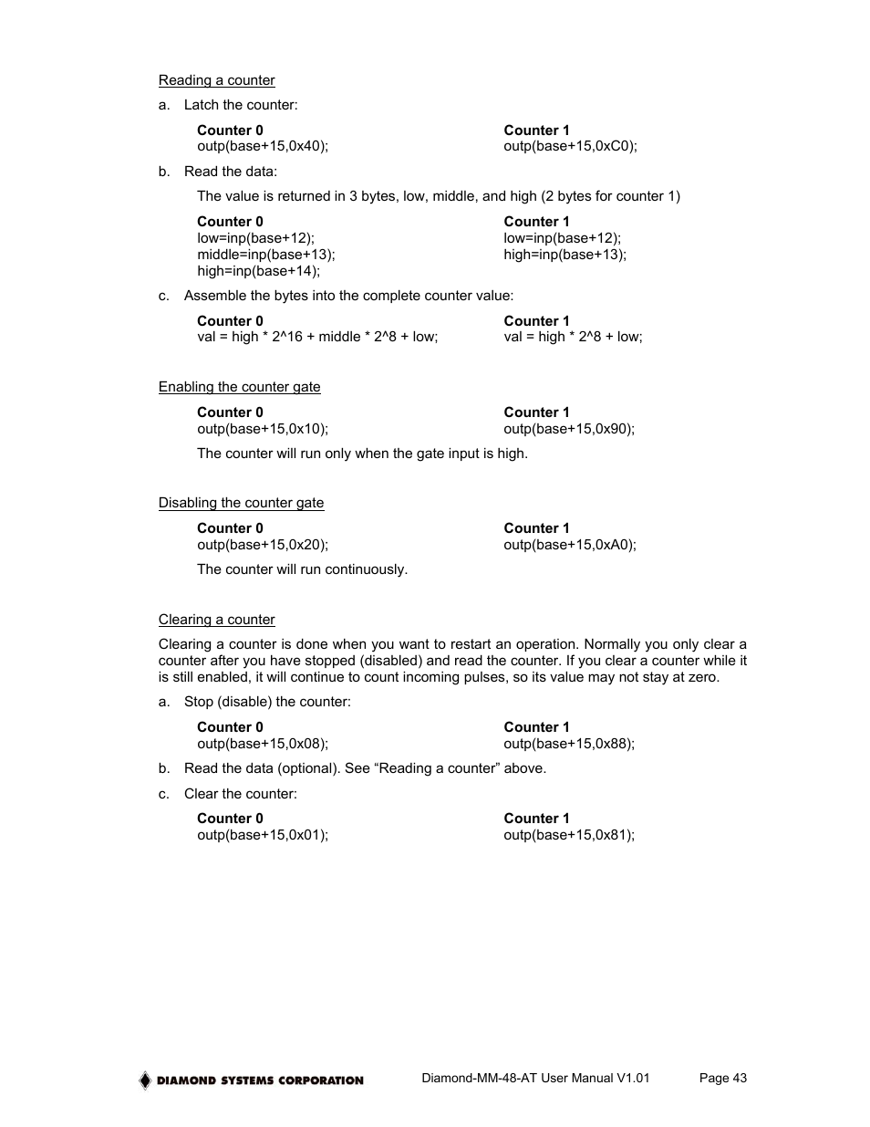 Diamond Power Products MM-48-AT User Manual | Page 43 / 44