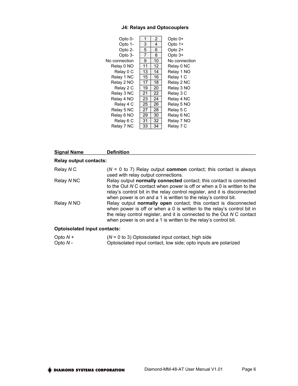 Diamond Power Products MM-48-AT User Manual | Page 6 / 44