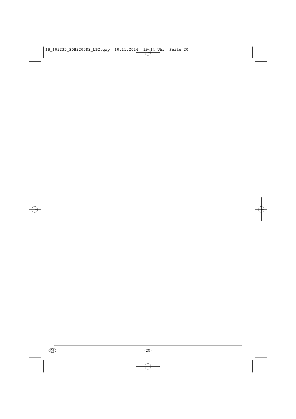 Silvercrest SDB 2200 D2 User Manual | Page 23 / 33