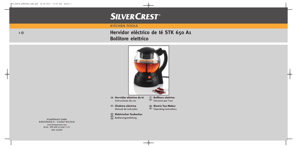 Silvercrest STK 650 A1 User Manual | 41 pages