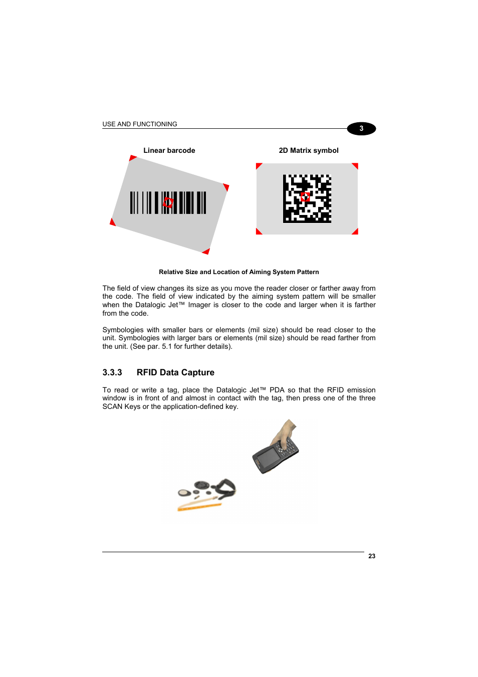 Rfid data capture, Мbx3йо | Datalogic Scanning Jet User Manual | Page 39 / 106