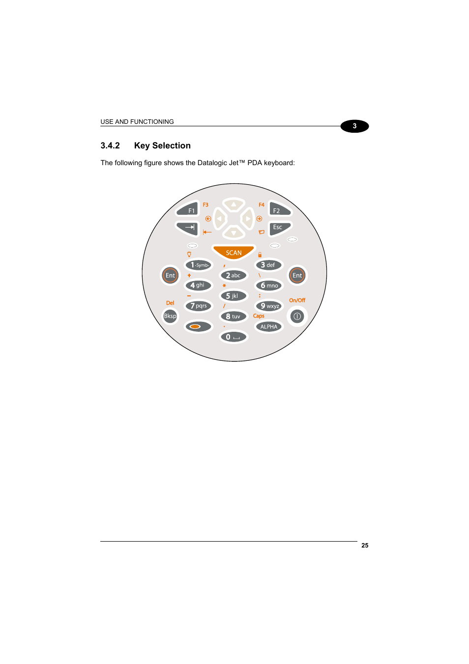 Key selection | Datalogic Scanning Jet User Manual | Page 41 / 106