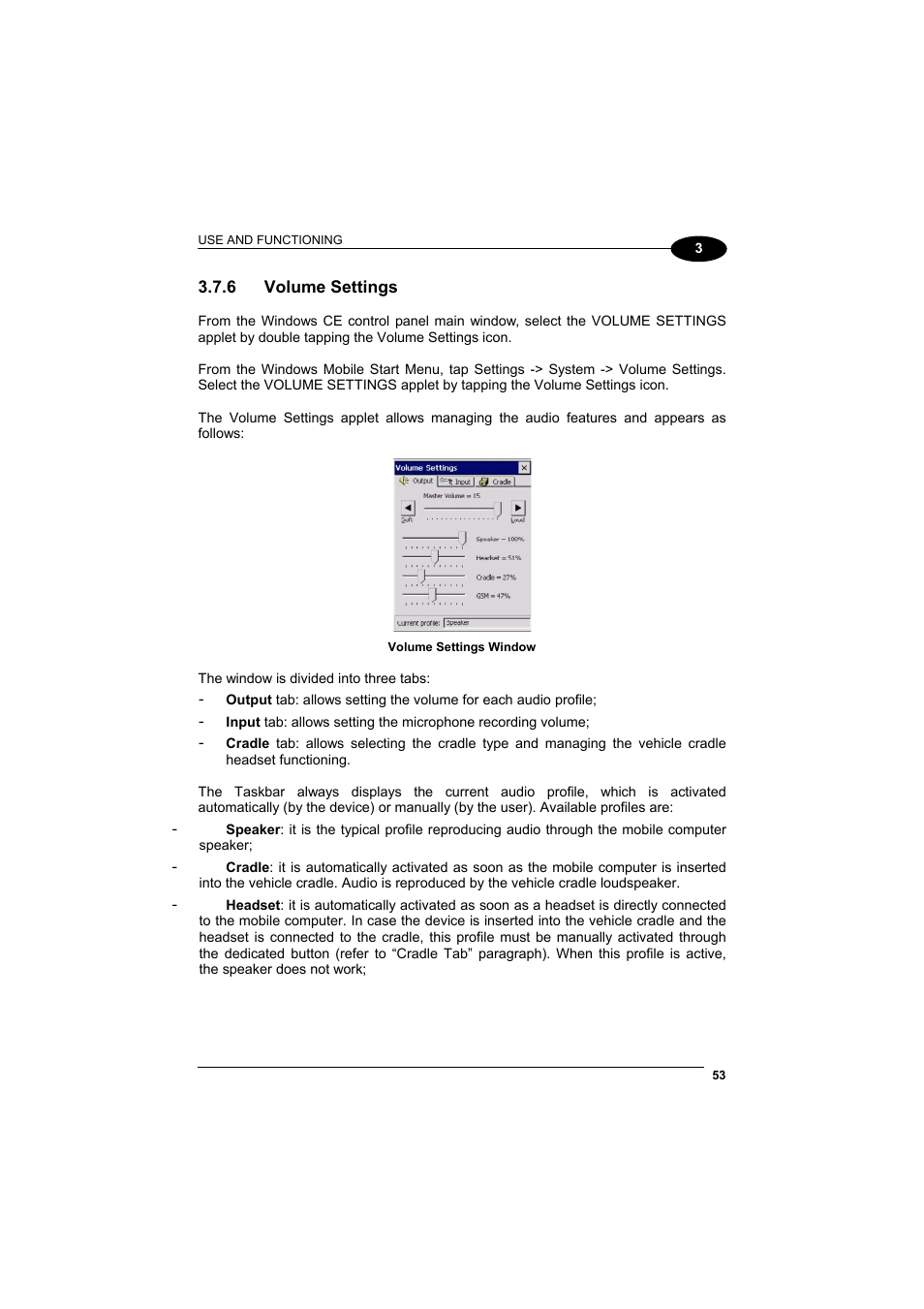 Volume settings | Datalogic Scanning Jet User Manual | Page 69 / 106