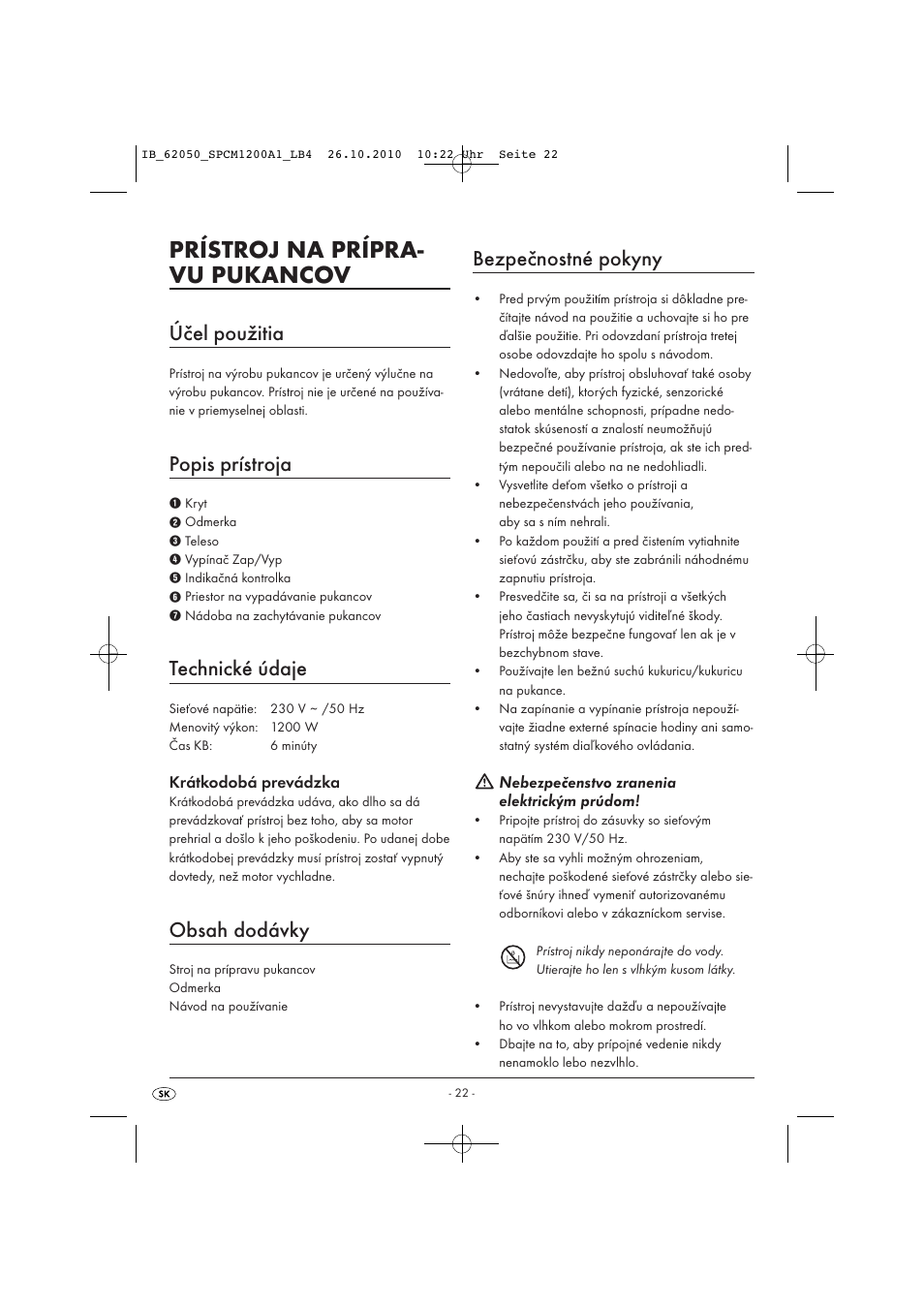 Silvercrest SPCM 1200 A1 User Manual | Page 24 / 31
