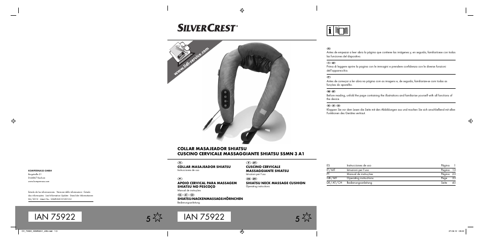 Silvercrest SSMN 3 A1 User Manual | 57 pages