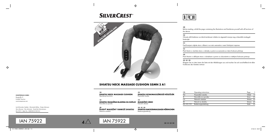 Silvercrest SSMN 3 A1 User Manual | 67 pages