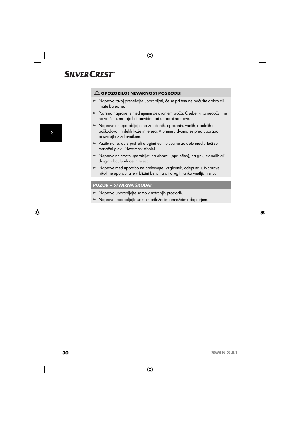 Silvercrest SSMN 3 A1 User Manual | Page 32 / 67