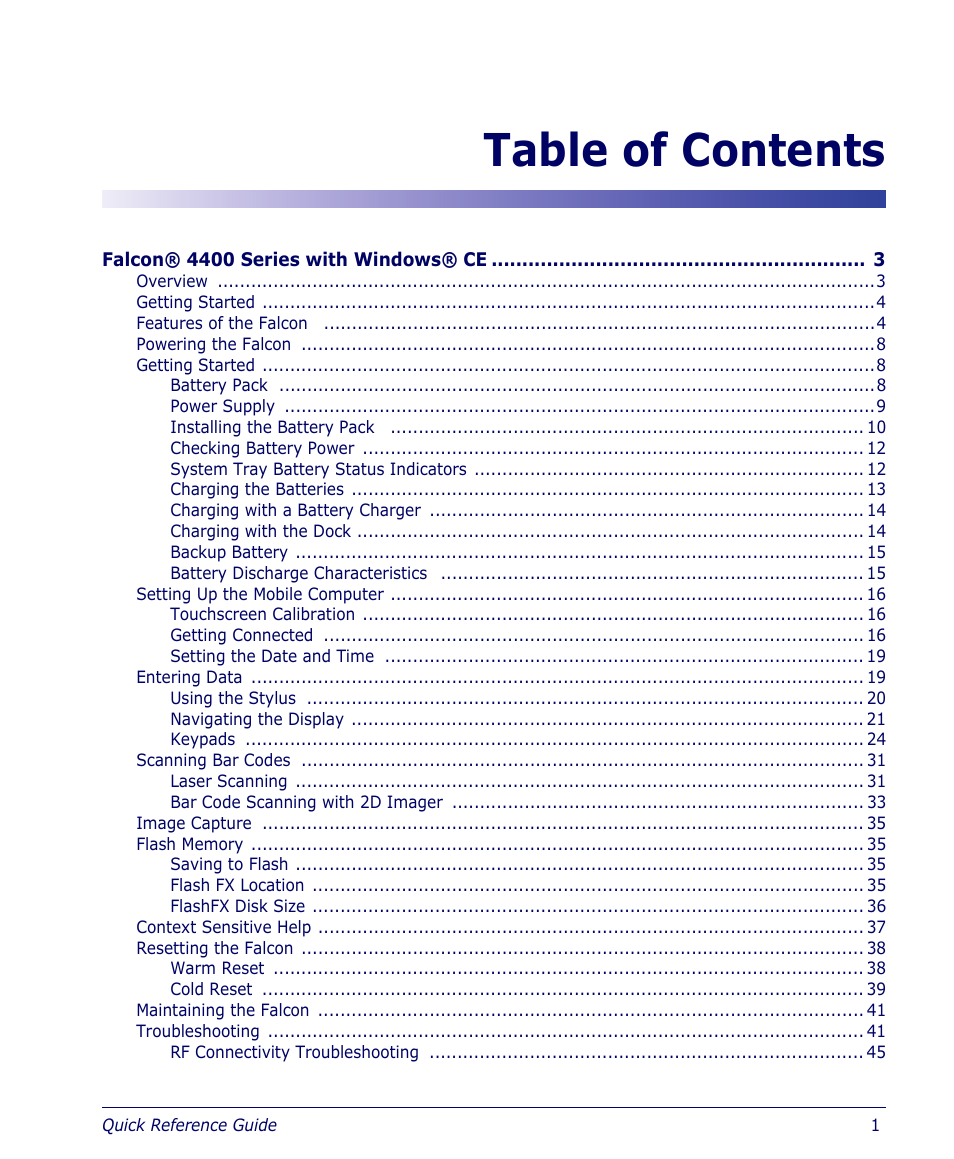 Datalogic Scanning 4410 User Manual | Page 3 / 76