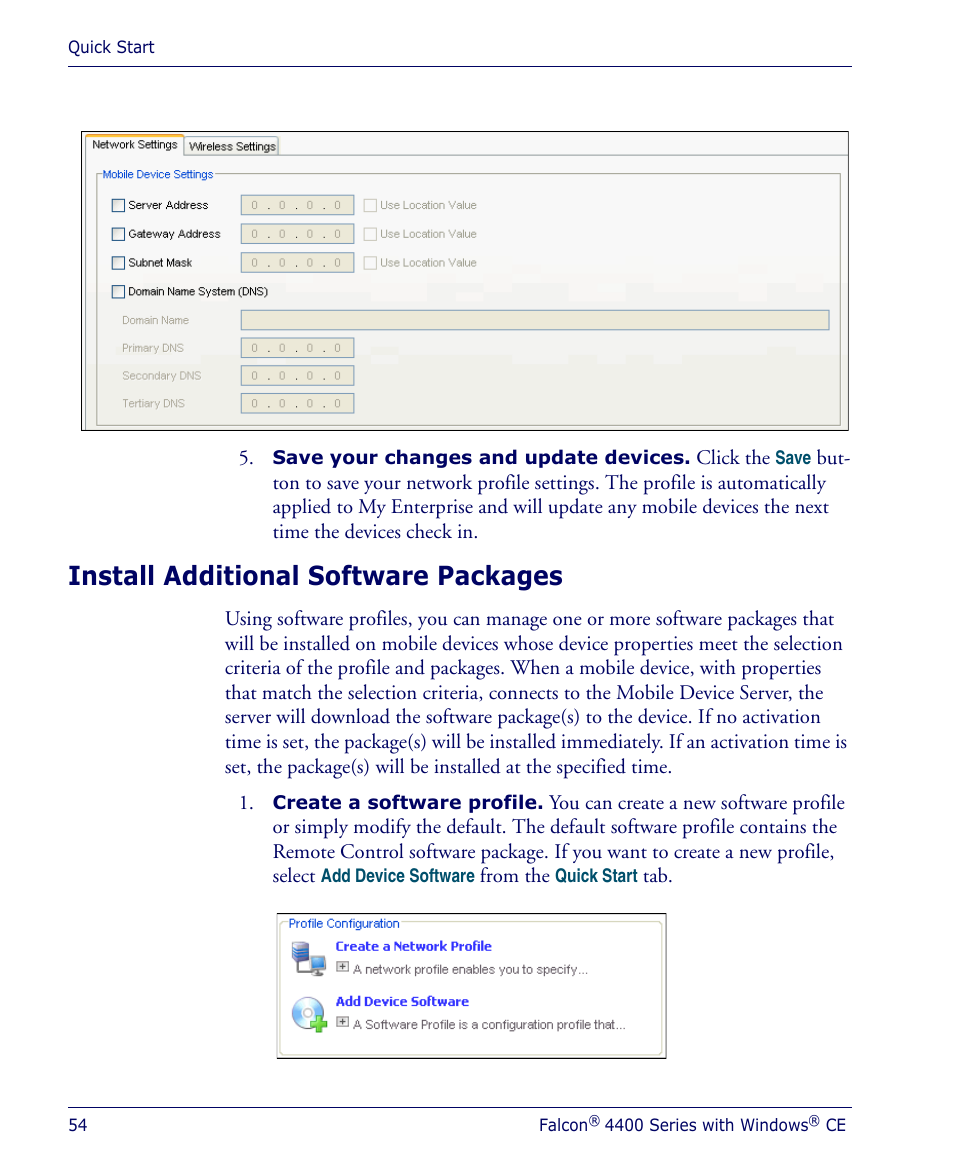 Install additional software packages | Datalogic Scanning 4410 User Manual | Page 56 / 76