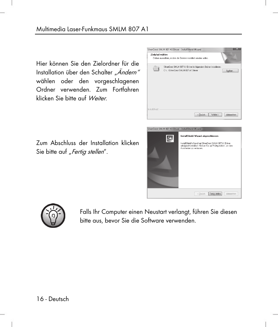Silvercrest SMLM 807 A1 User Manual | Page 18 / 92