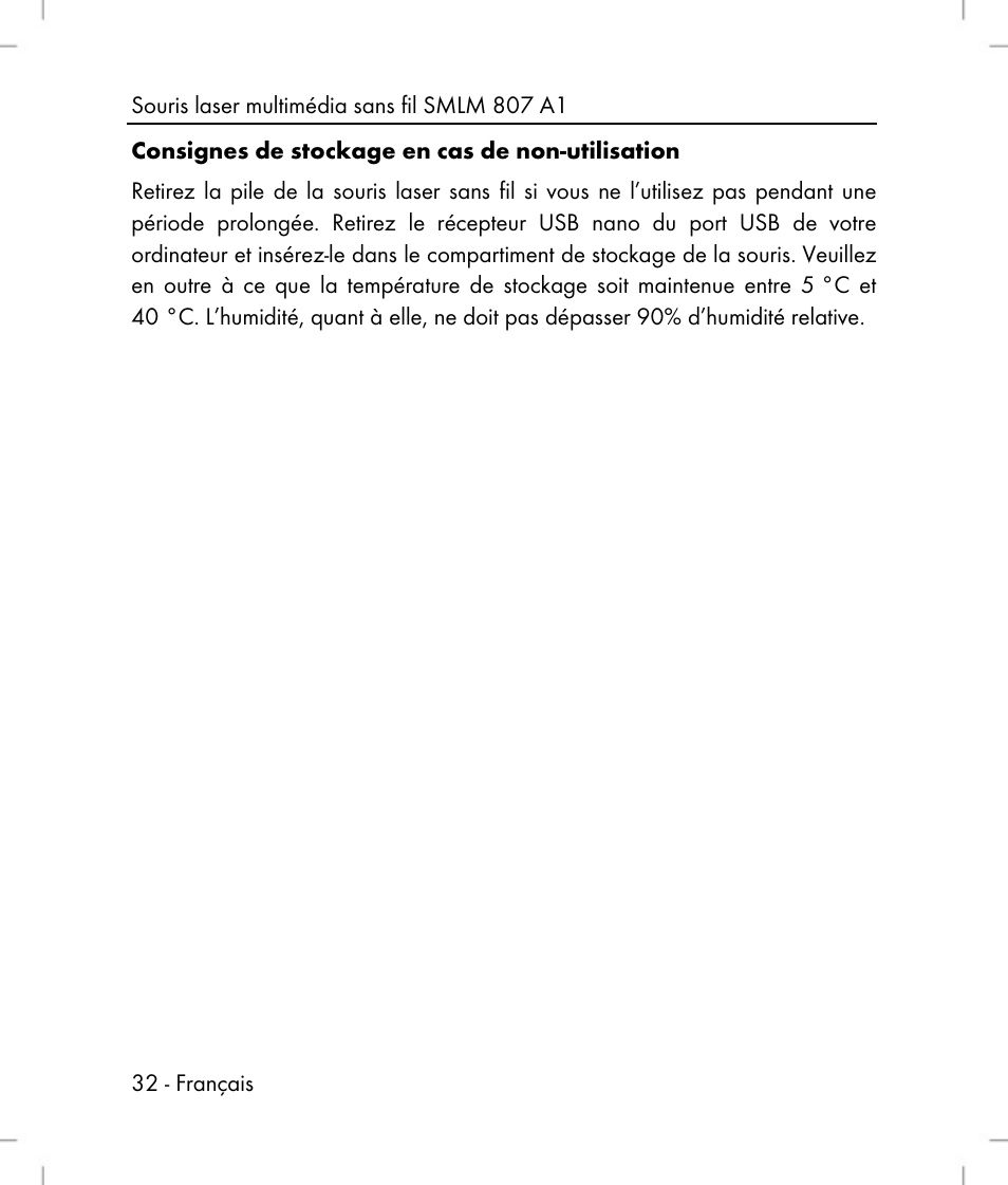 Silvercrest SMLM 807 A1 User Manual | Page 34 / 92